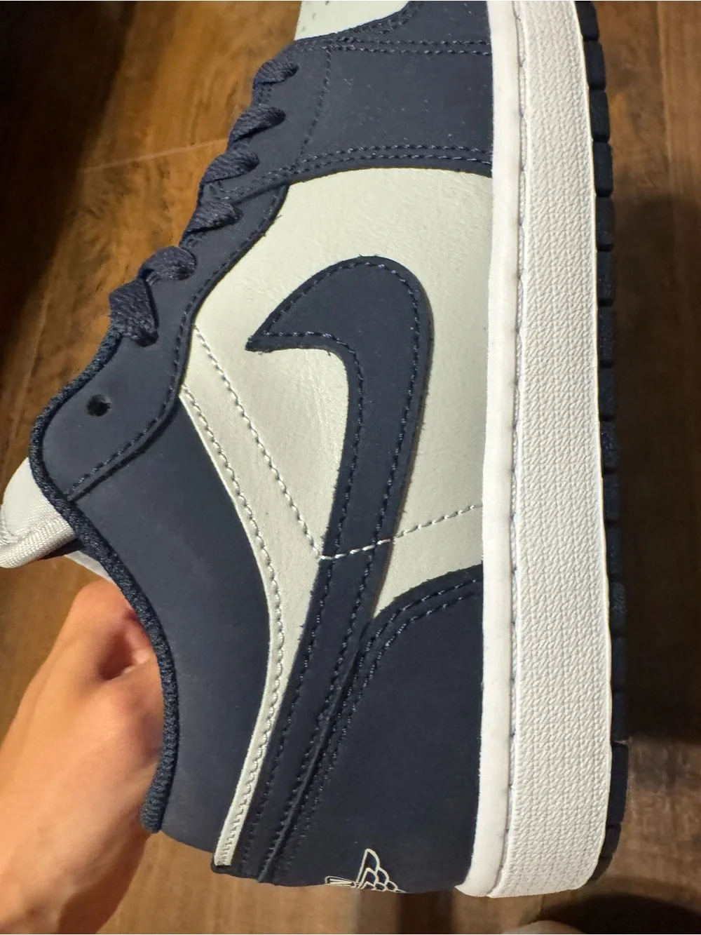 Air Jordan 1 Low Obsidian/Obsidian-grey Fog men’s size 9 brand new